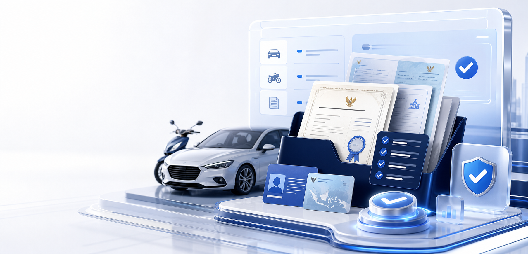 Ilustrasi dashboard biro jasa